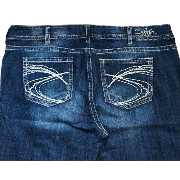 Silver Jeans Co. Suki Bootcut Dark Wash Women's Blue Denim Jeans Size 24 L34 - Picture 1 of 8